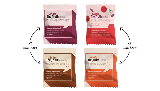 Everyone Party - Pack of 8 Mini Protein Bars