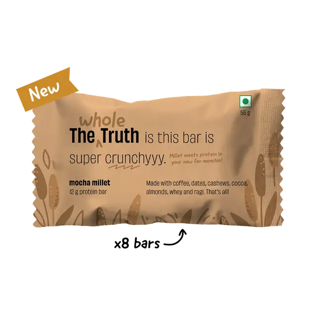 Mocha Millet Protein Bars - Box of 8