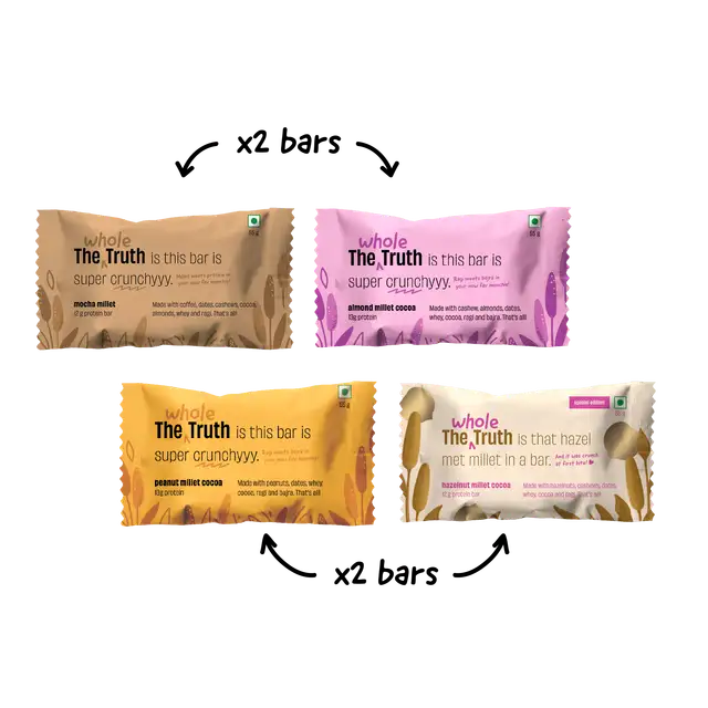 All in One - Pack of 8 Millet Bars