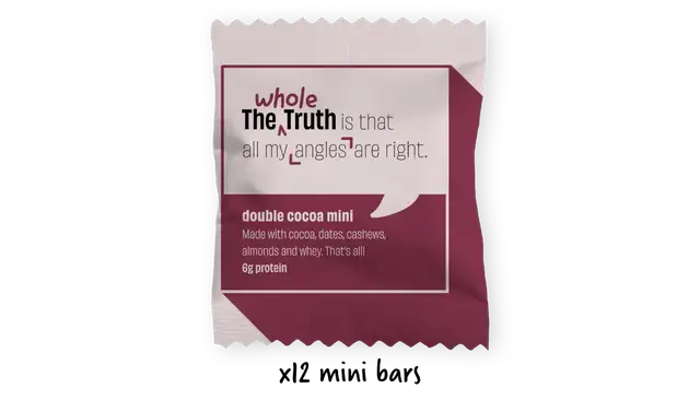 Double Cocoa Mini Protein Bars - Box of 12